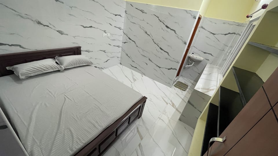 Deluxe Quadruple Room, 2 Queen Beds, Patio, City View | Select Comfort beds