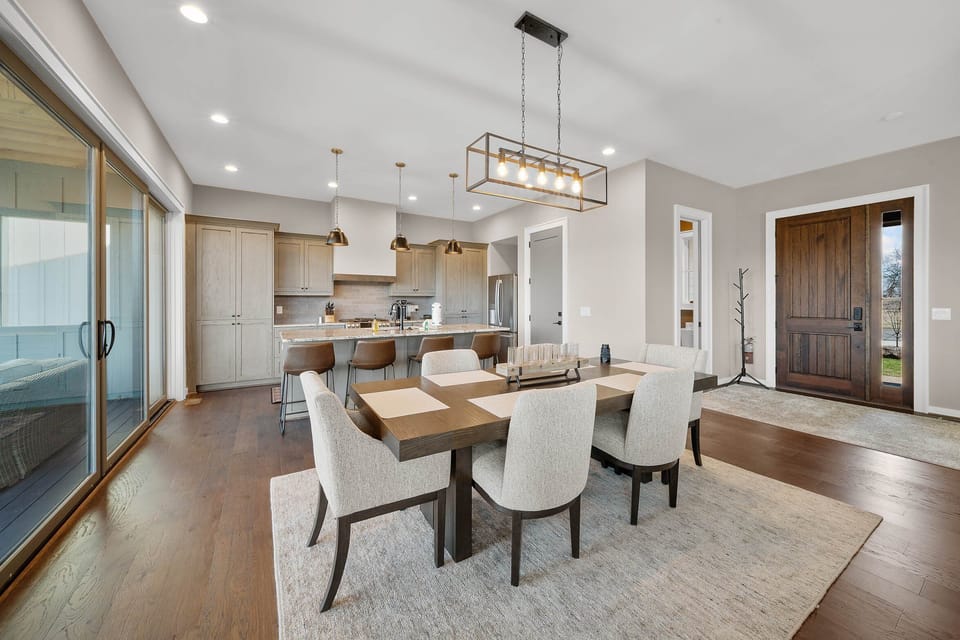 Kitchen and Dining Area