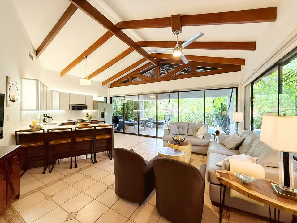 View of Living Room/ Kitchen towards Terrace