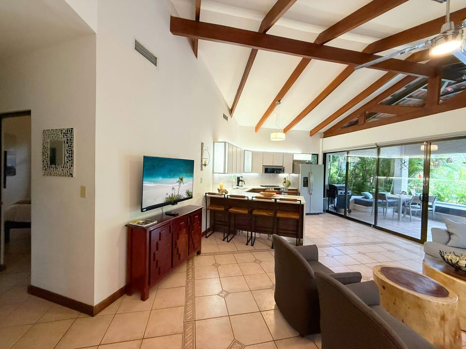 Open Living Room and Kitchen