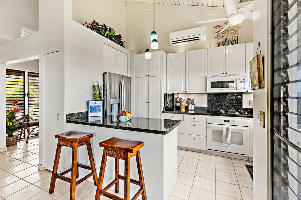 Split AC system in the kitchen
