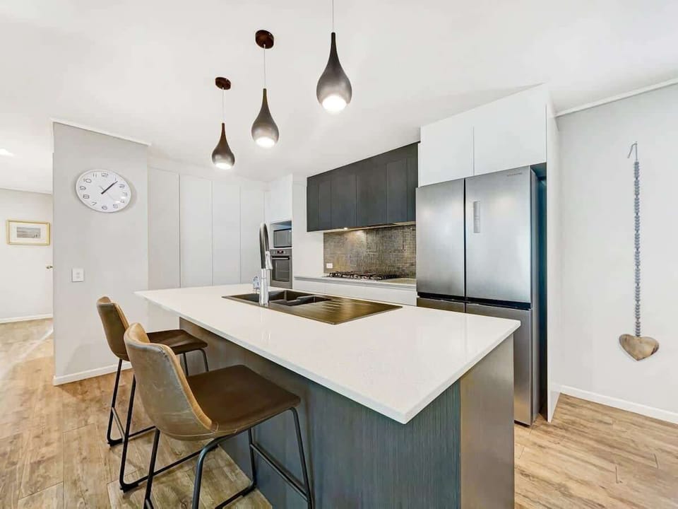 Functional modern kitchen.