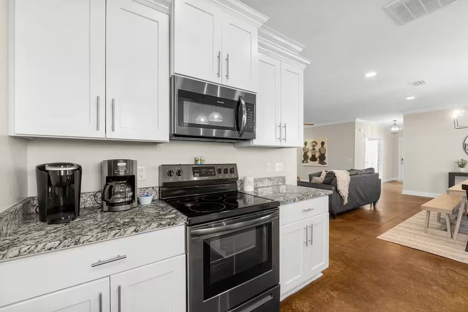 Fully stocked kitchen