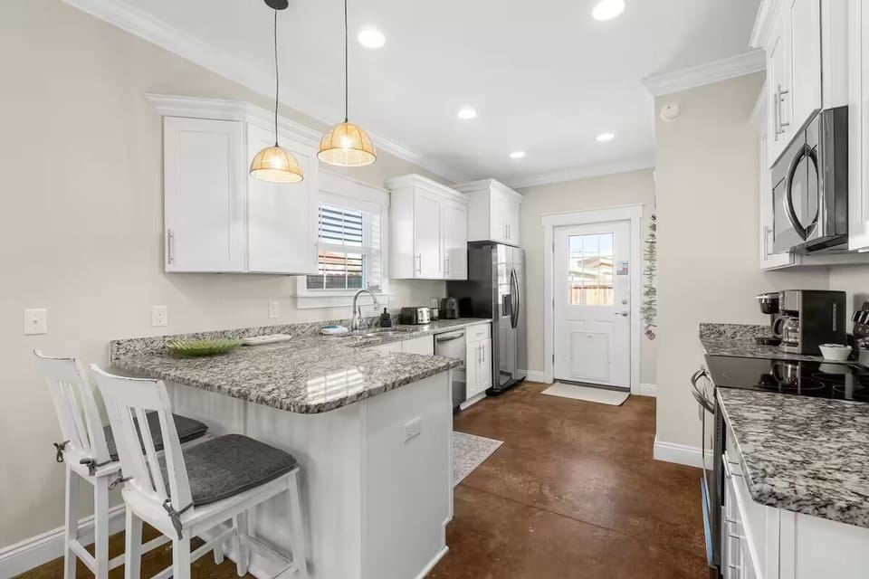 Updated kitchen with new appliances