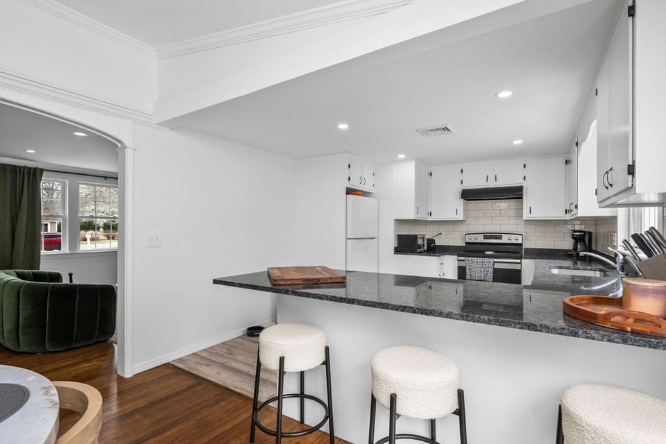 Kitchen island with seating