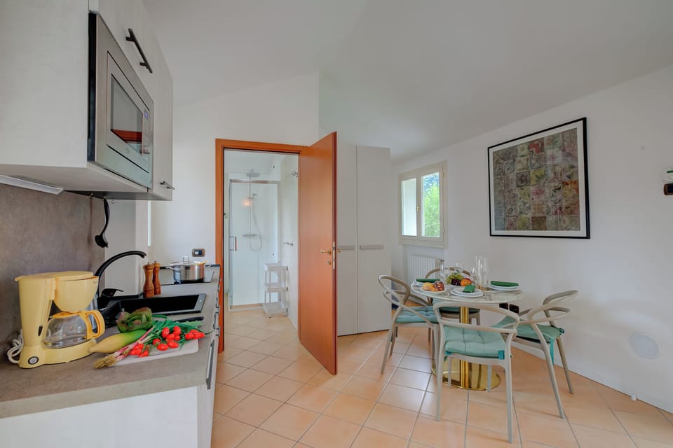 Kitchen and dining area