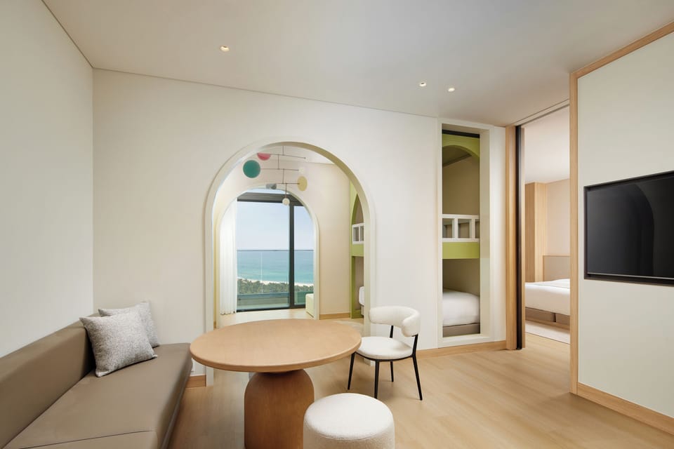 Superior Suite Family Twin Garden Ocean View | Blackout drapes, free WiFi