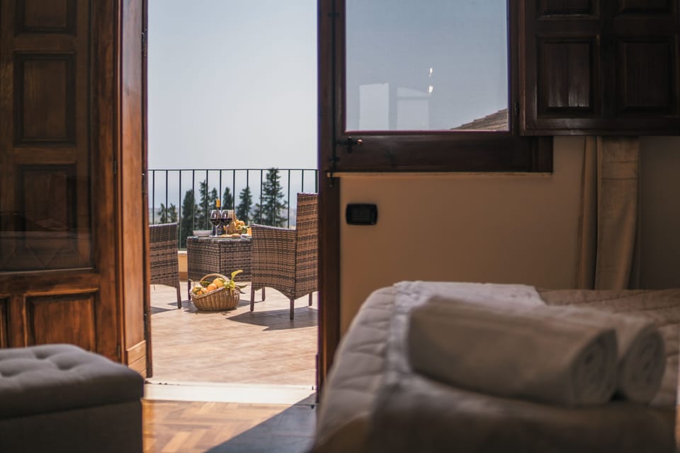 Elite Room, 1 Double Bed, Terrace, Sea View (Giunone, Temples view) | Terrace/patio