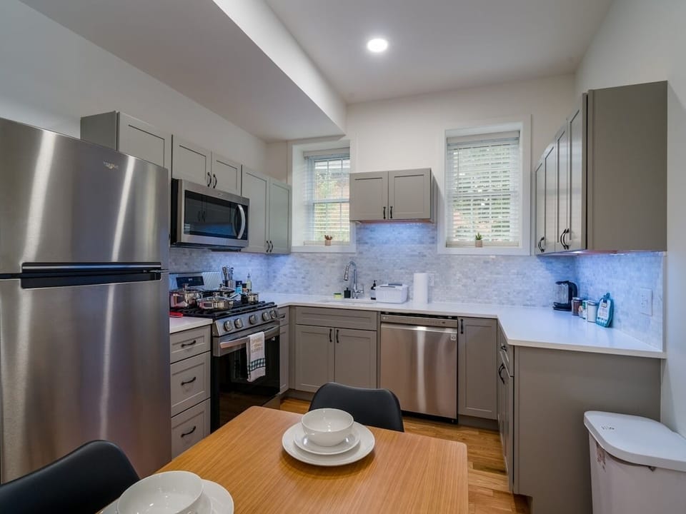 Open concept kitchen with seem-less flow to dining, perfect for sharing meals and memories.