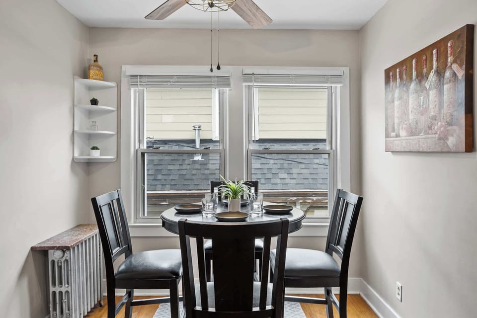 Dining Area - Unit 2 - Gather & Dine – A comfortable spot for sharing meals and conversation.