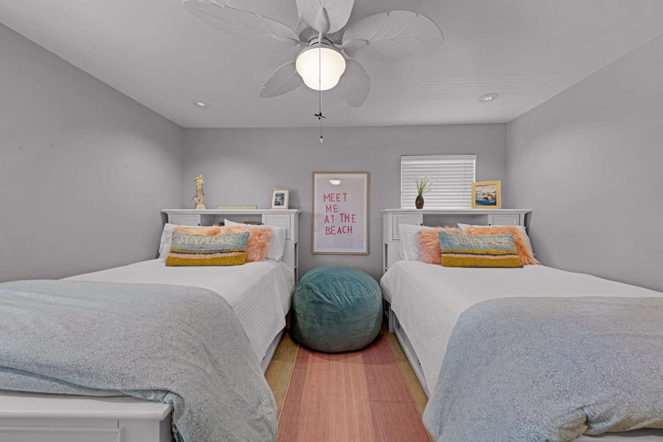 Cozy space with bean bag