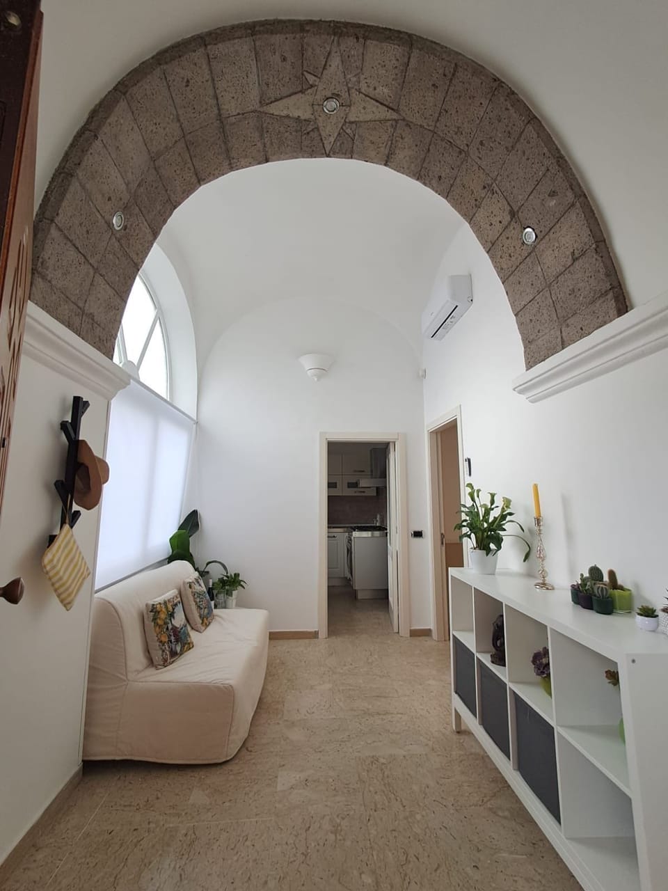 Comfort Apartment | Living area | 36-inch flat-screen TV with digital channels