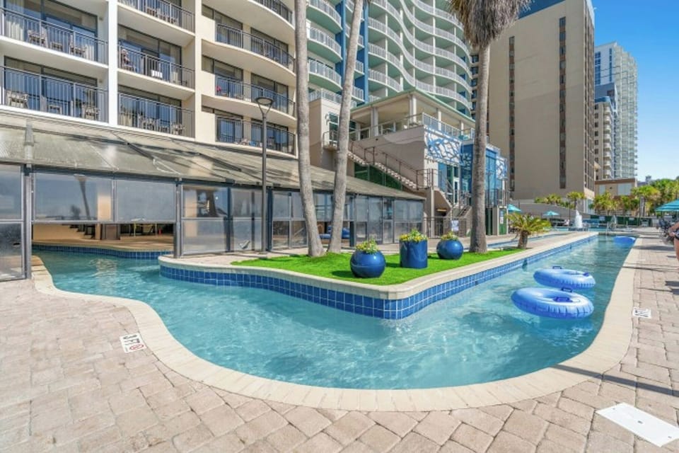 Float around the lazy river on a lazy afternoon.