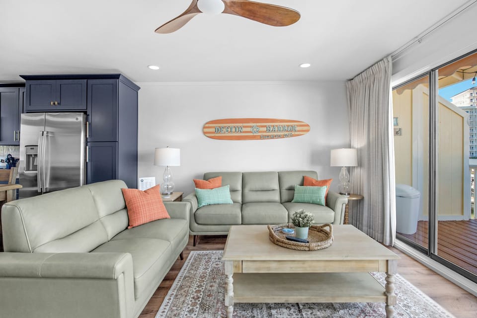 Living Room in very calming and relaxing colors.