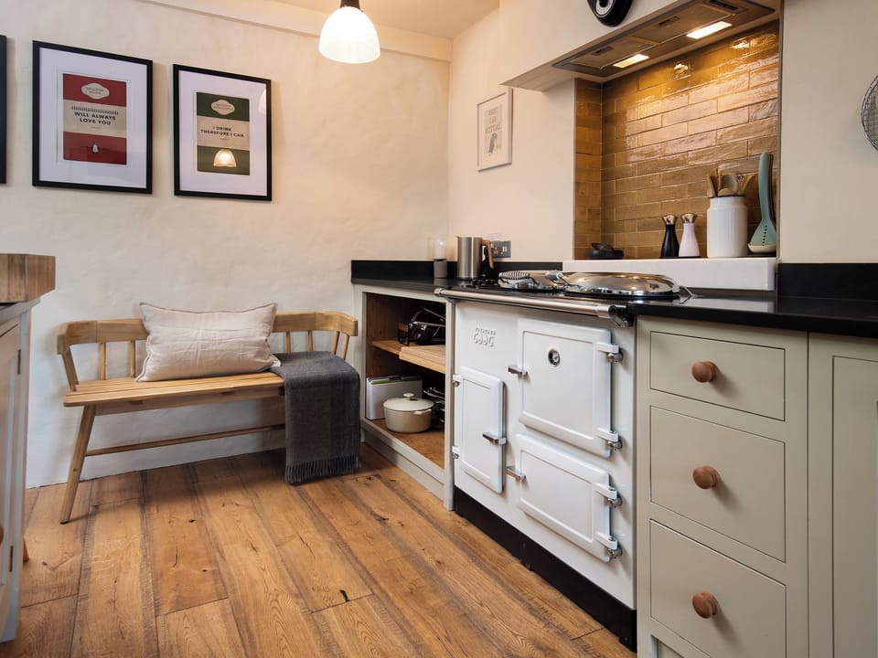 Fridge, microwave, dishwasher, toaster