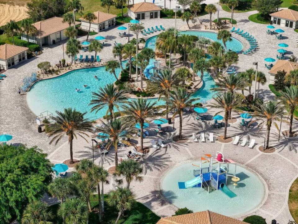 Tropical resort vibes with pools for all ages