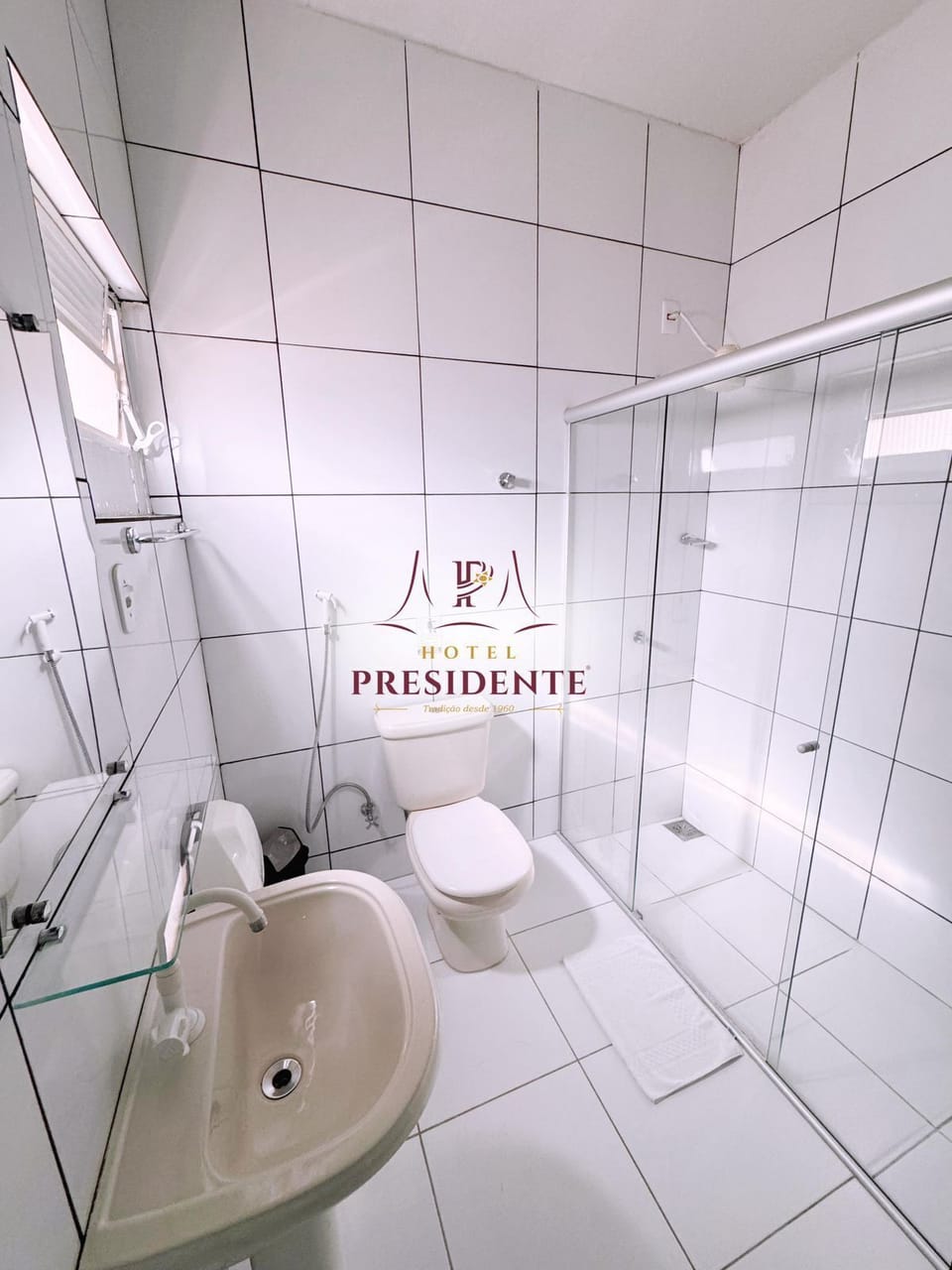 Basic Double Room | Bathroom | Shower, towels, soap, toilet paper