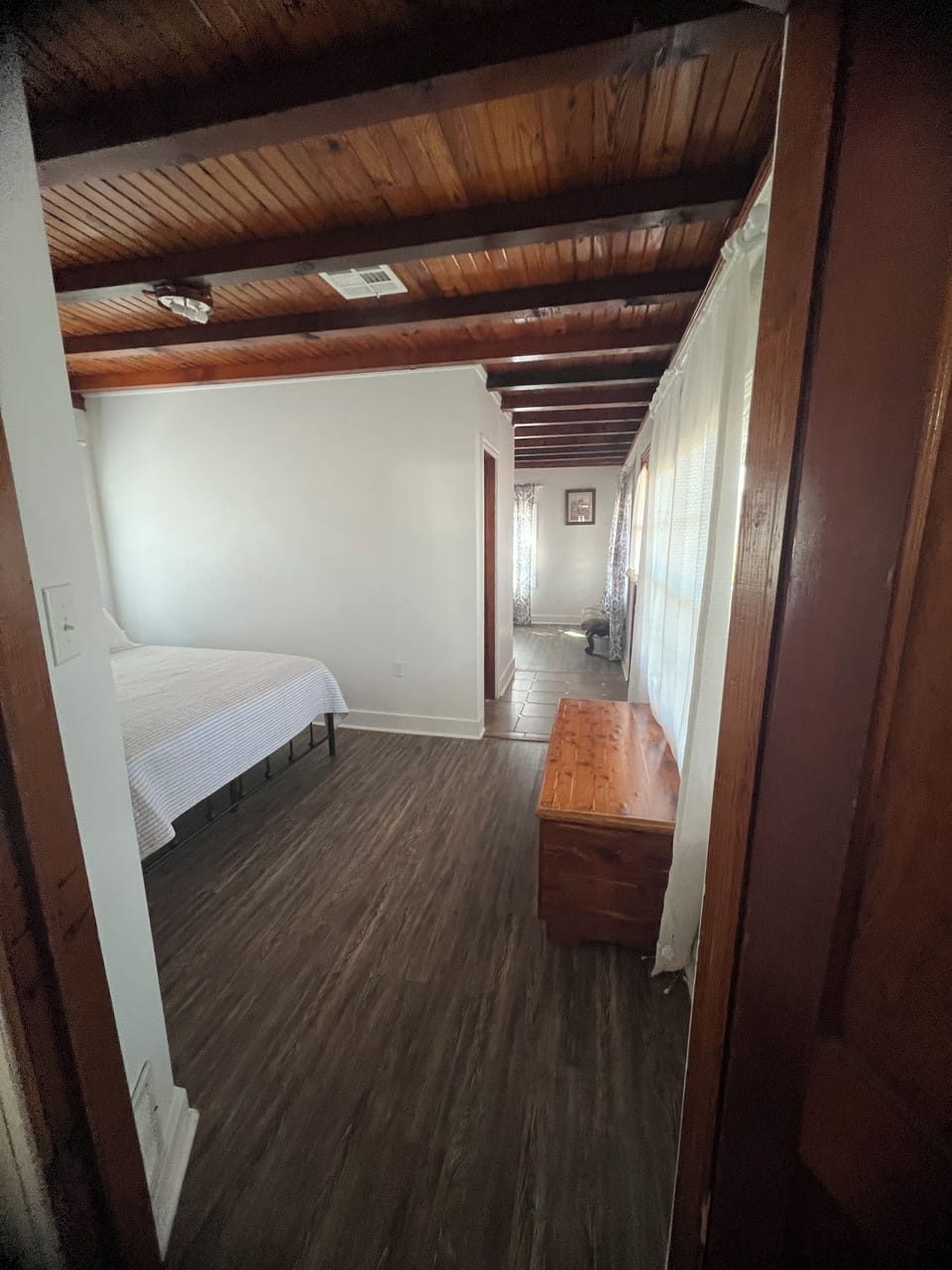 This photo shows bedroom 3, the bathroom separates it from bedroom 4