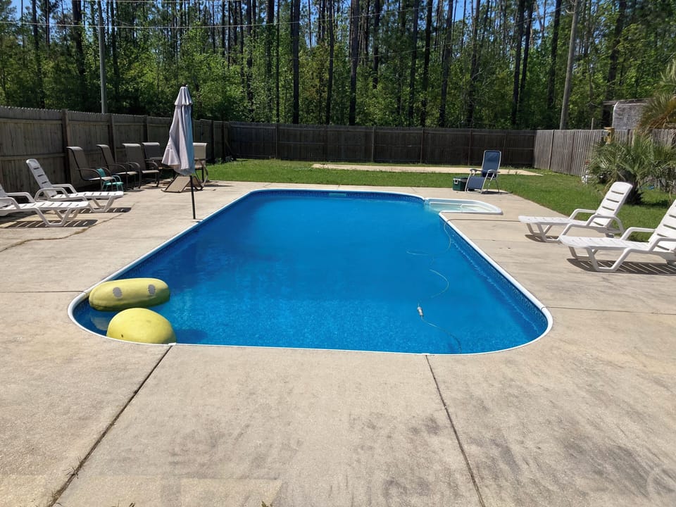 Swimming pool area 