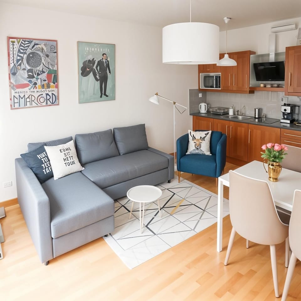 Comfort Apartment, Courtyard View | Living area