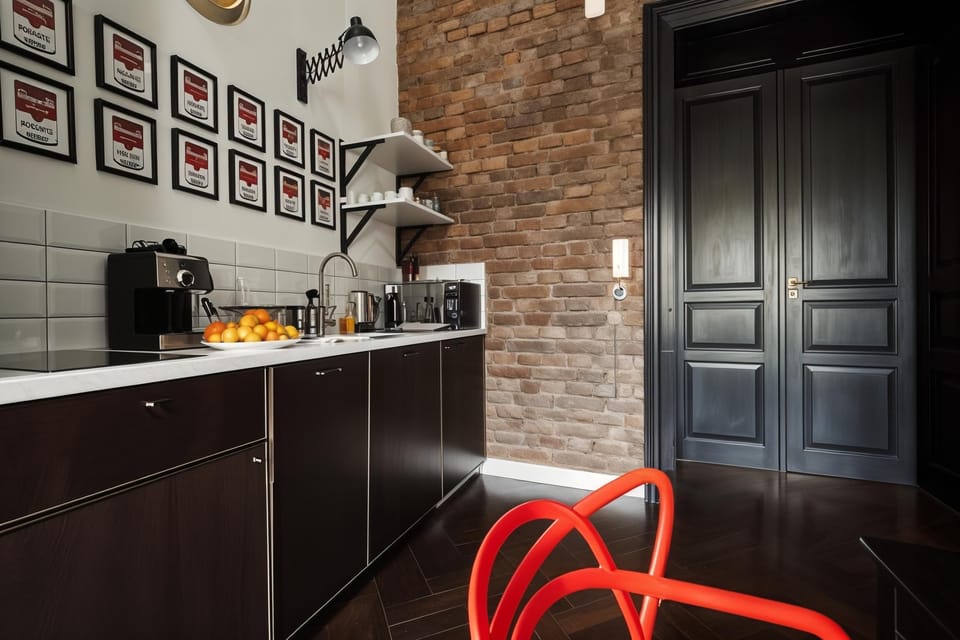 Comfort Studio, City View | Private kitchen | Espresso maker, electric kettle