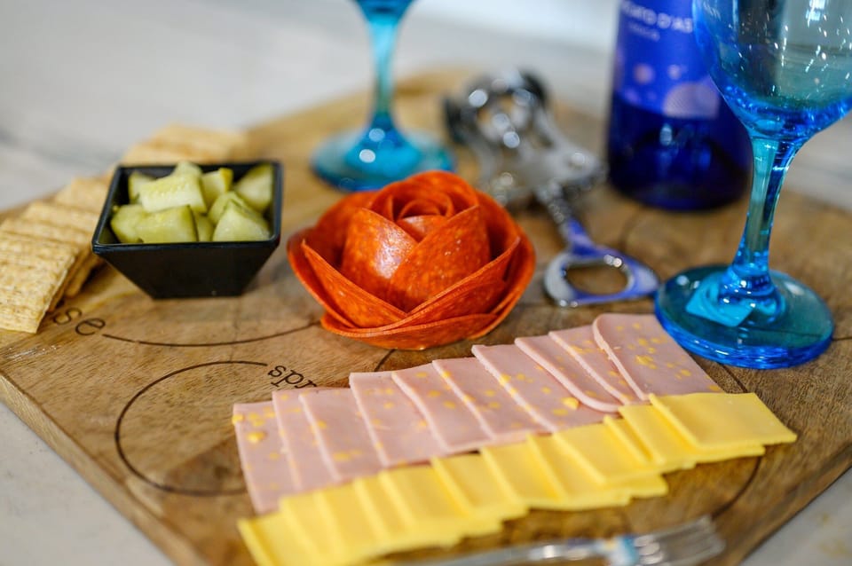 Enjoy meals at the cabin during your stay