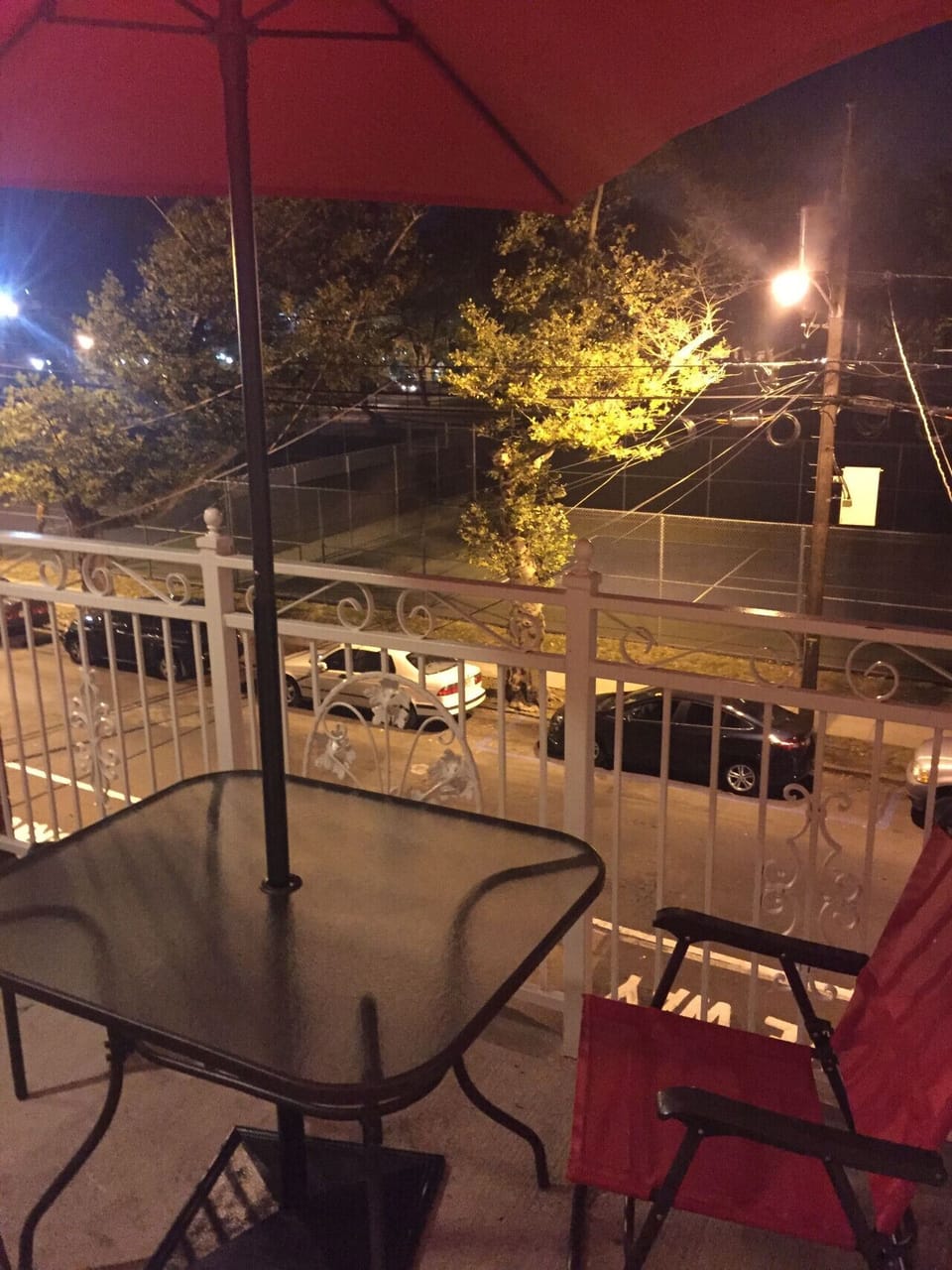 Deck area
