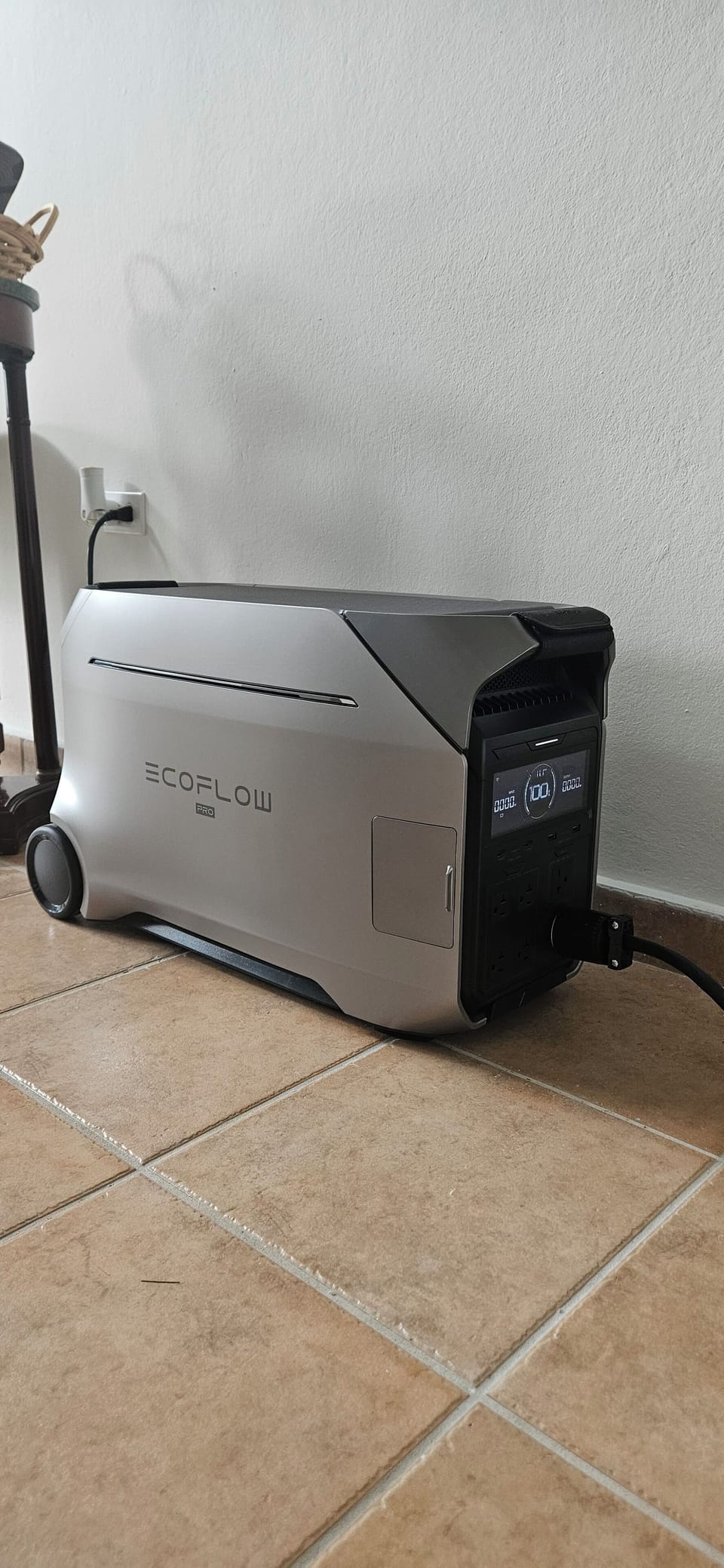 A battery backup system. 