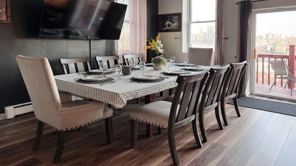 Large dining table