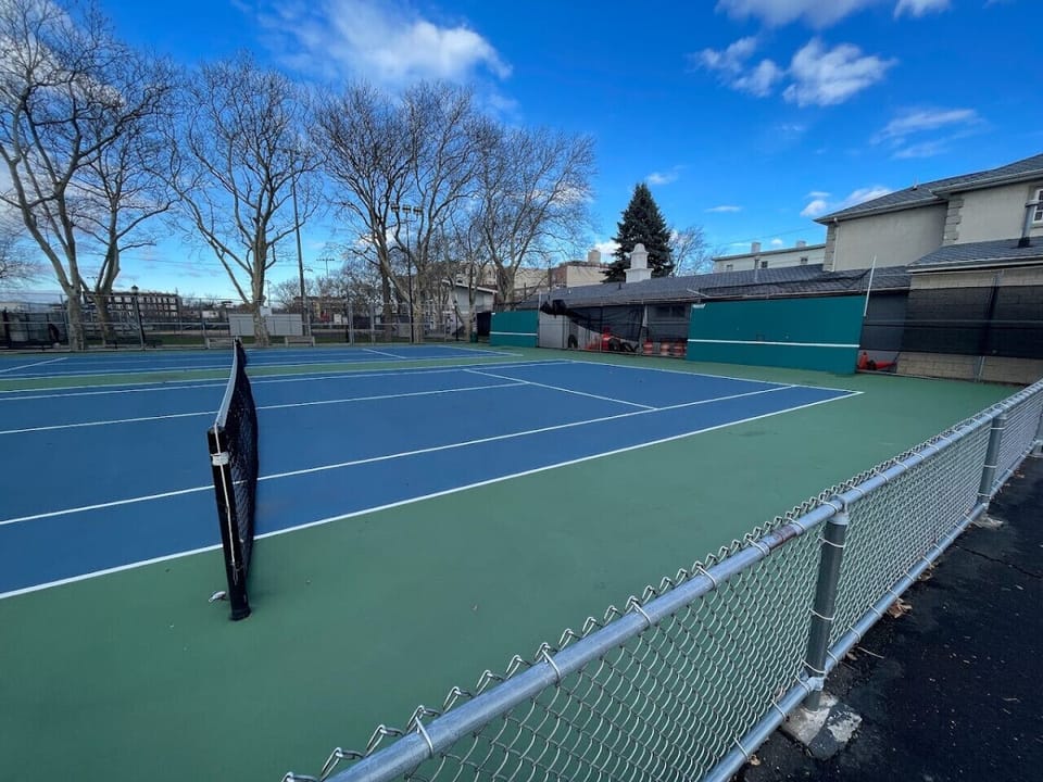 Tennis Courts Across the Street