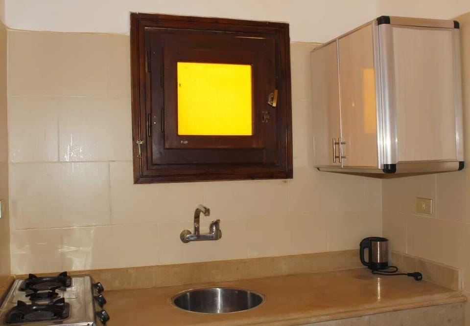Fridge, stovetop, cookware/dishes/utensils