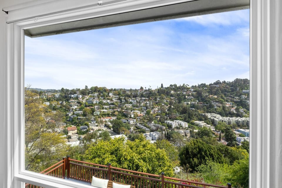 Mountain and city views!