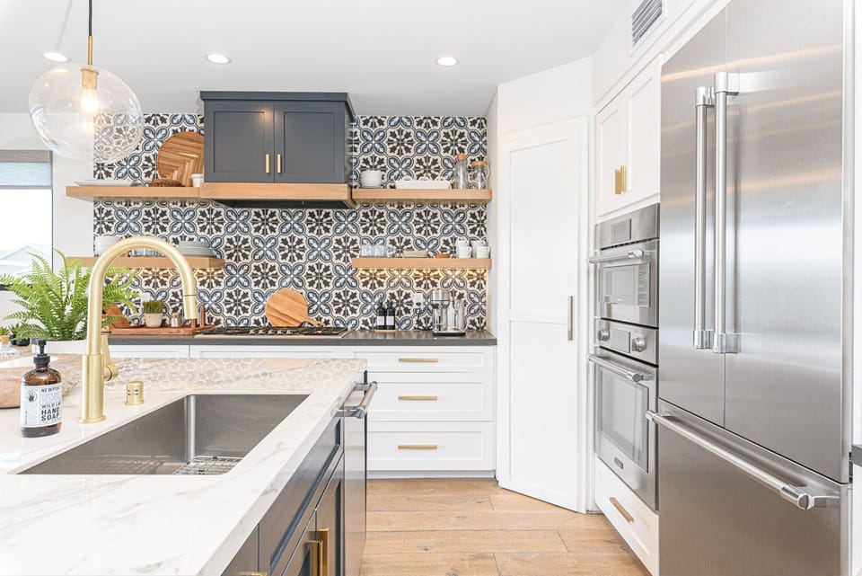 Sleek appliances and striking design details elevate every meal
                