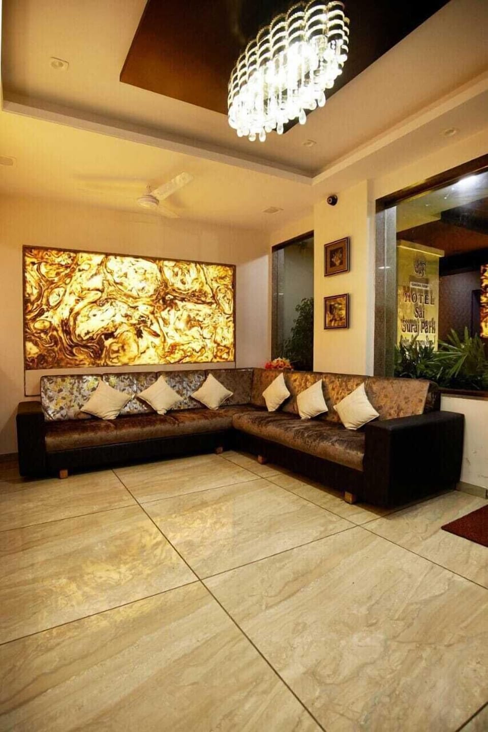 Lobby sitting area