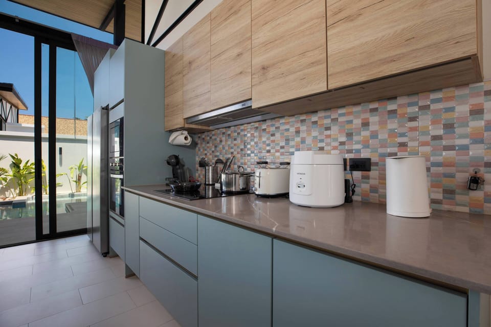 Exclusive Villa, 3 Bedrooms, Private Pool, Pool View | Private kitchen | Espresso maker, electric kettle