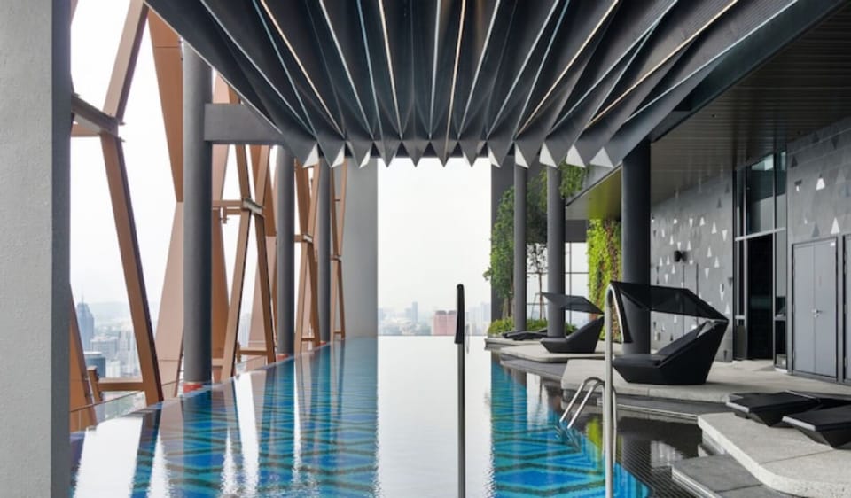 Rooftop pool