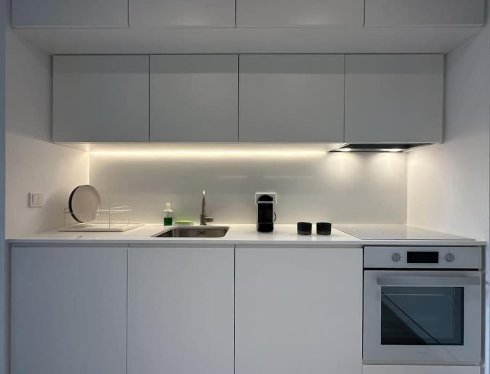 Comfort Apartment, Balcony, City View | Private kitchen