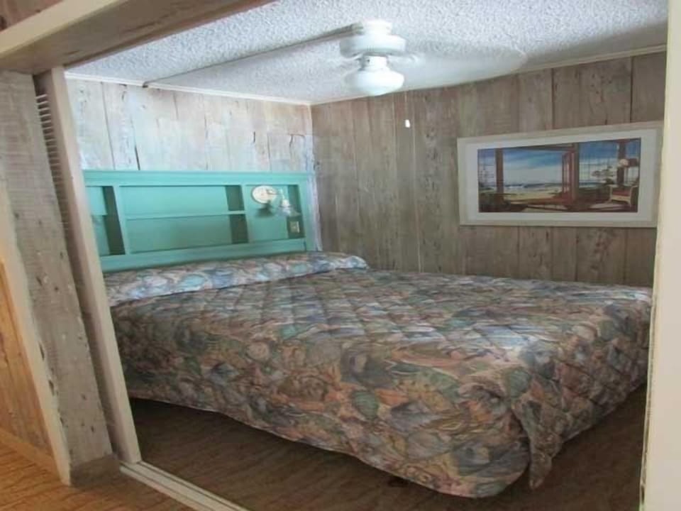 Studio | Pillowtop beds, desk, blackout drapes, iron/ironing board