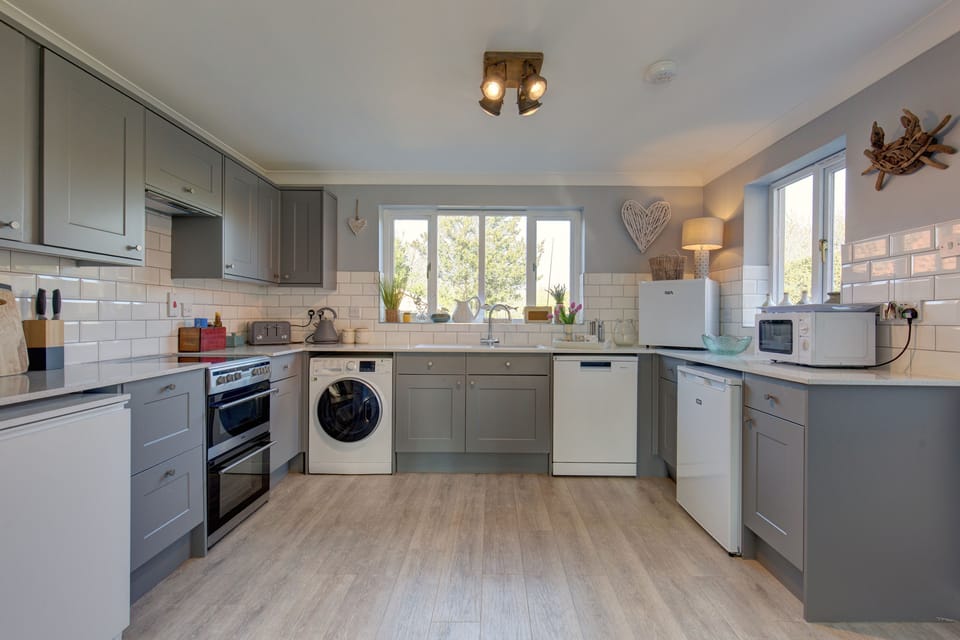 Ground floor: A well-equipped kitchen awaits