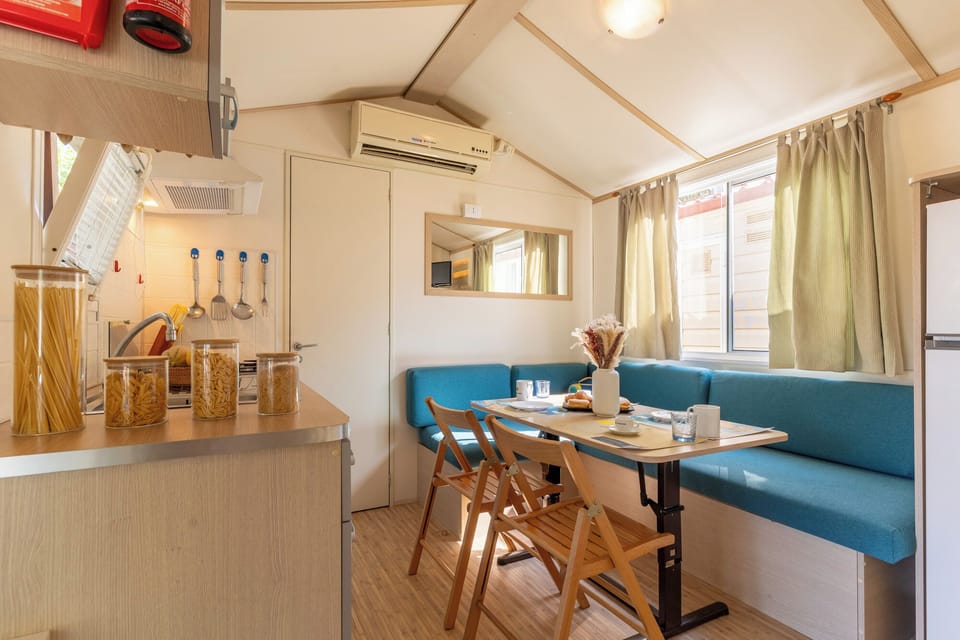 Standard Mobile Home, Pets Allowed | Living area | 26-inch LCD TV with cable channels