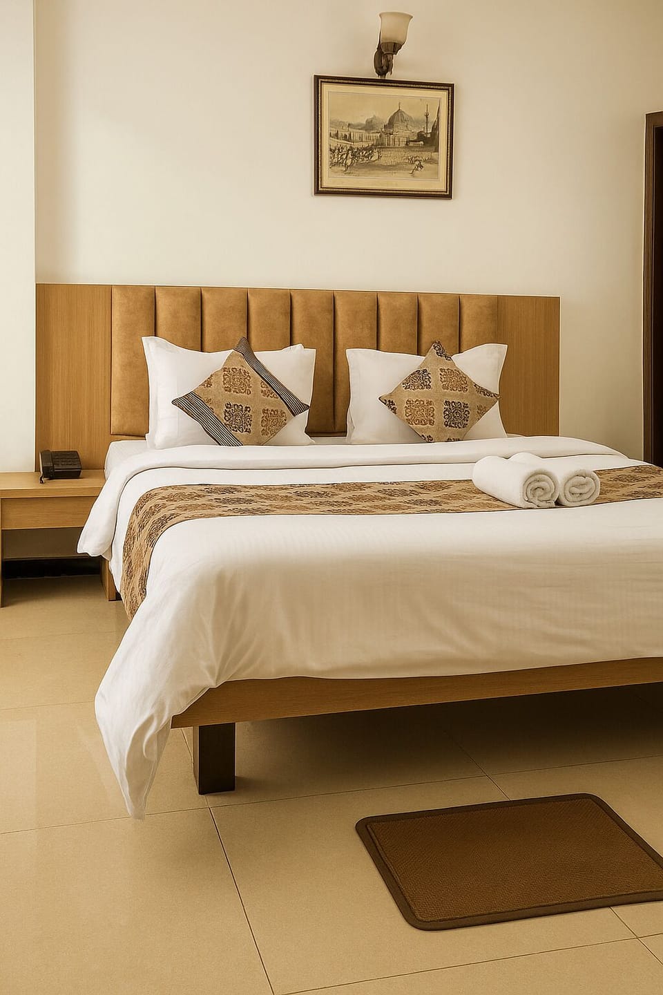 Deluxe Double Room, 1 King Bed | Laptop workspace
