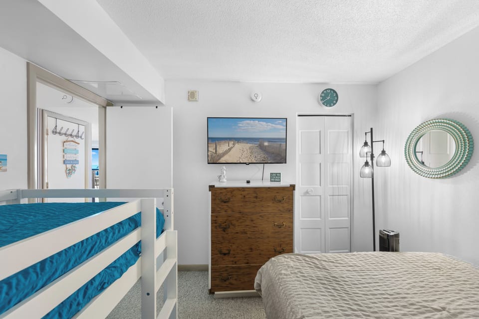 Wind down and enjoy the Flat Screen TV.