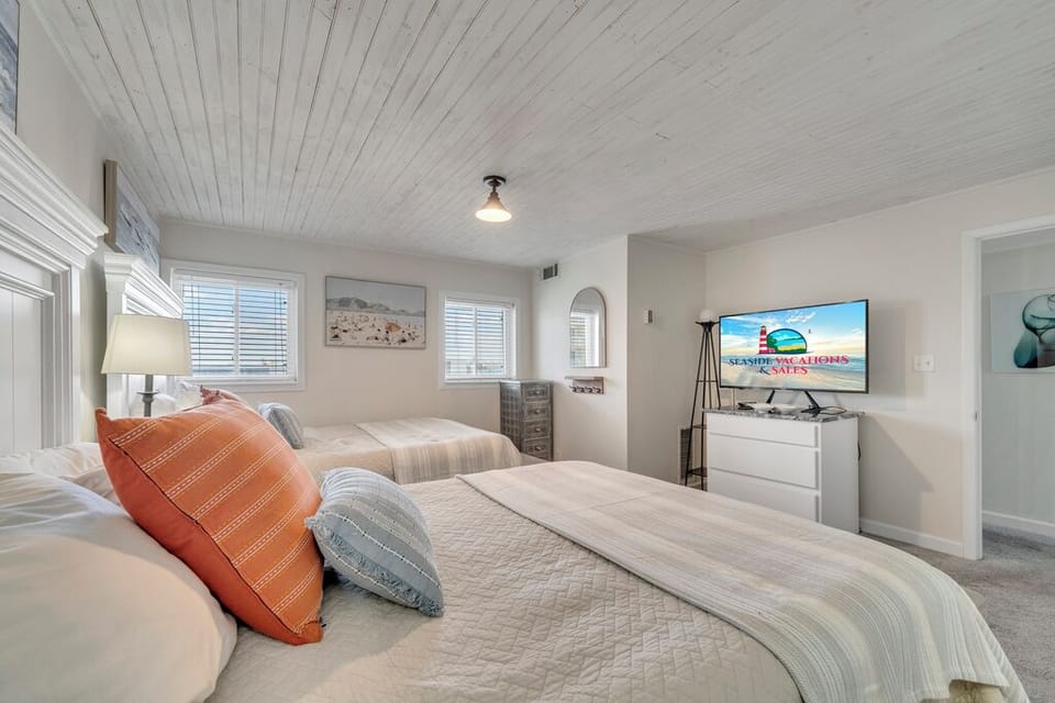 You can even watch your Favorite movie on the Flat Screen TV!