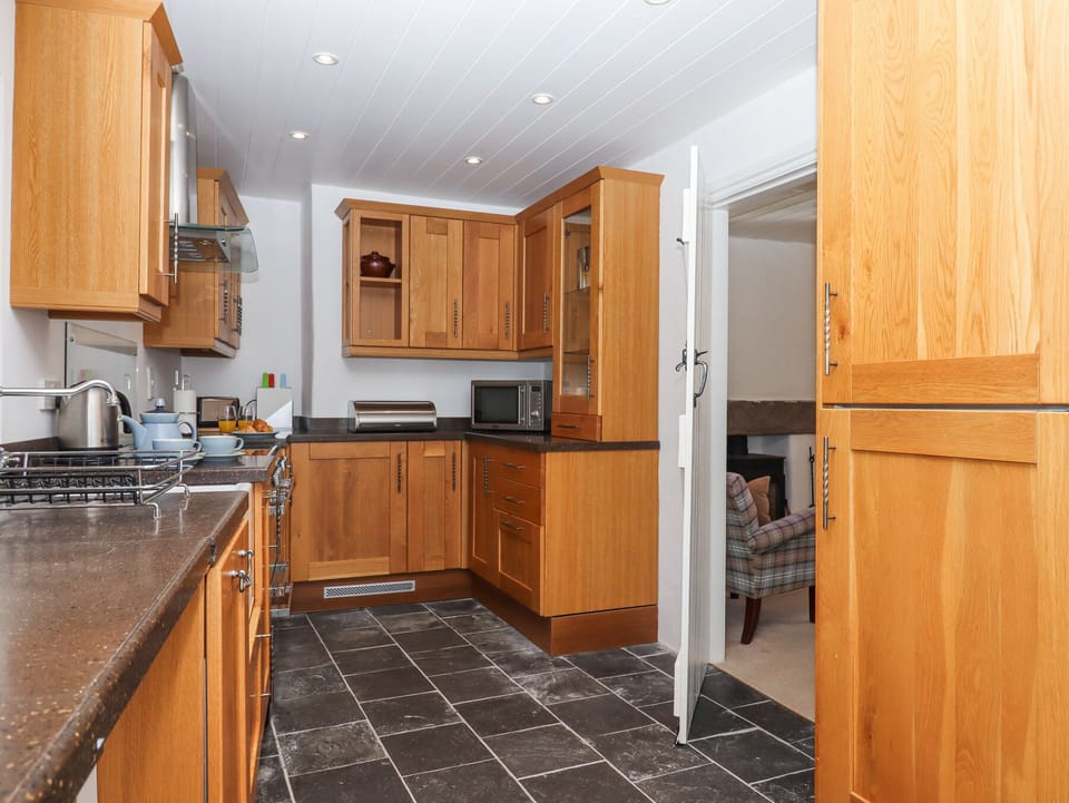 Fridge, microwave, dishwasher, toaster