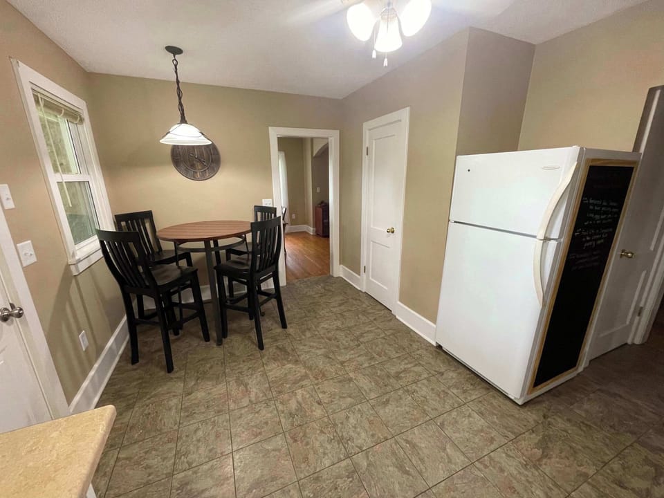 view of the breakfast area in the kitchen