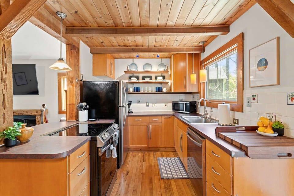 View of the kitchen