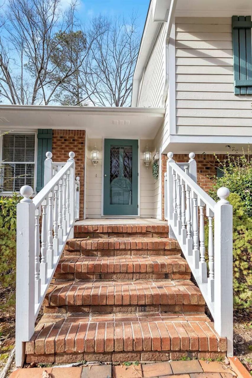 View of the front entrance