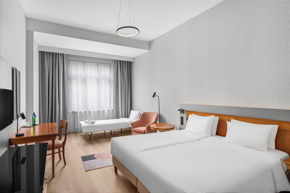 Superior Plus Double Room | Hypo-allergenic bedding, in-room safe, desk, soundproofing