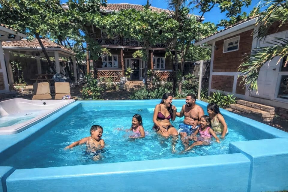 Our Beachfront Pool front and center for your family and loved ones to enjoy.  Views over the ocean.