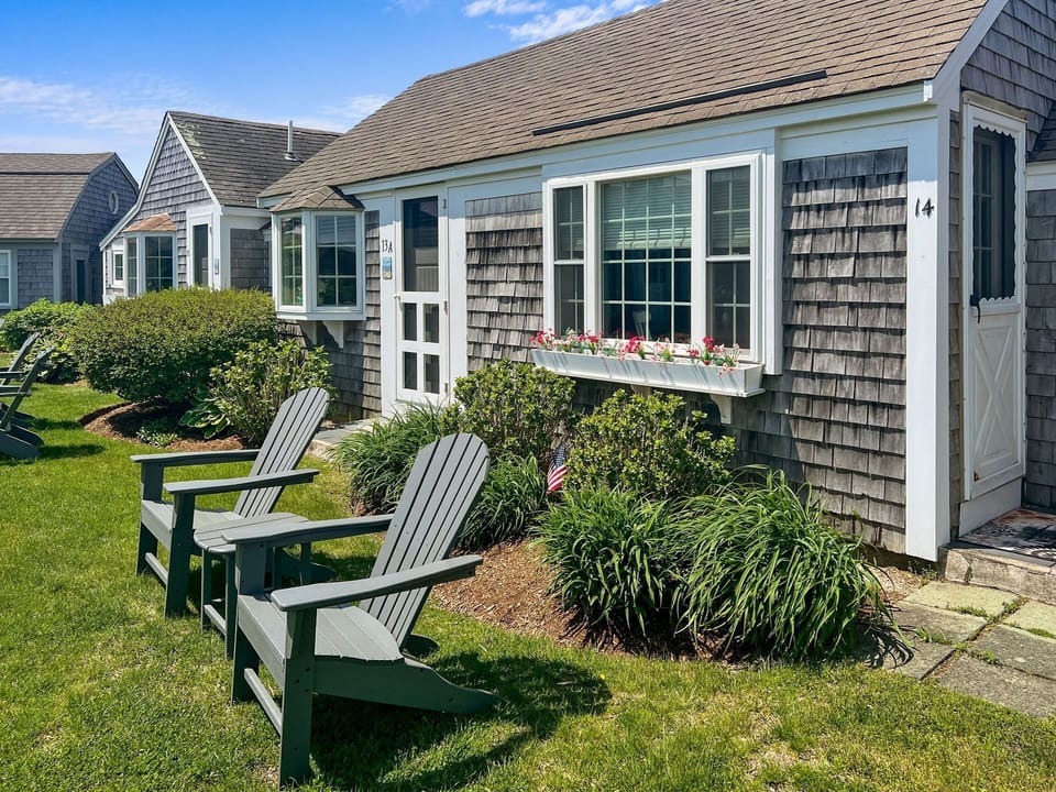 Enjoy the sun and ocean air with outdoor seating
